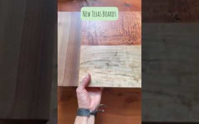 NEW Custom Made Texas Cutting Boards from Local Salvaged Trees!