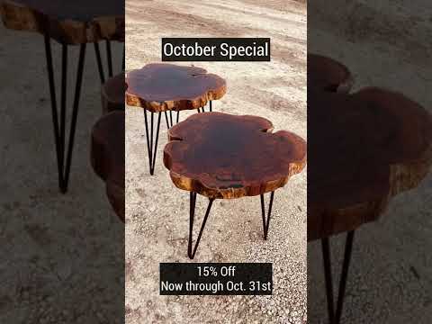 October Special is almost over! Get your Hairpin Leg Tables now!