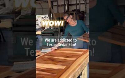 Wow! Have you seen Texas Cedar Elm wood? We are addicted! ❤️